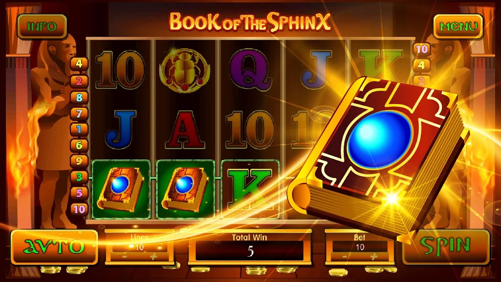Book Of Sphinx Slot Скриншот 2