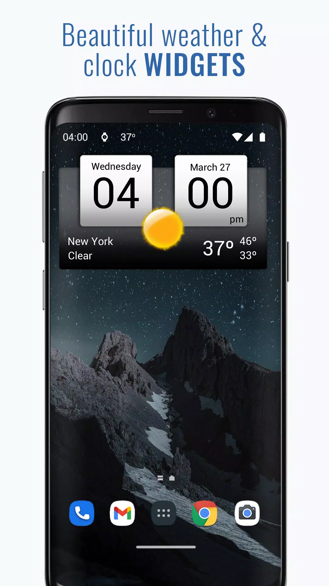 Schermata Digital Clock & World Weather 1
