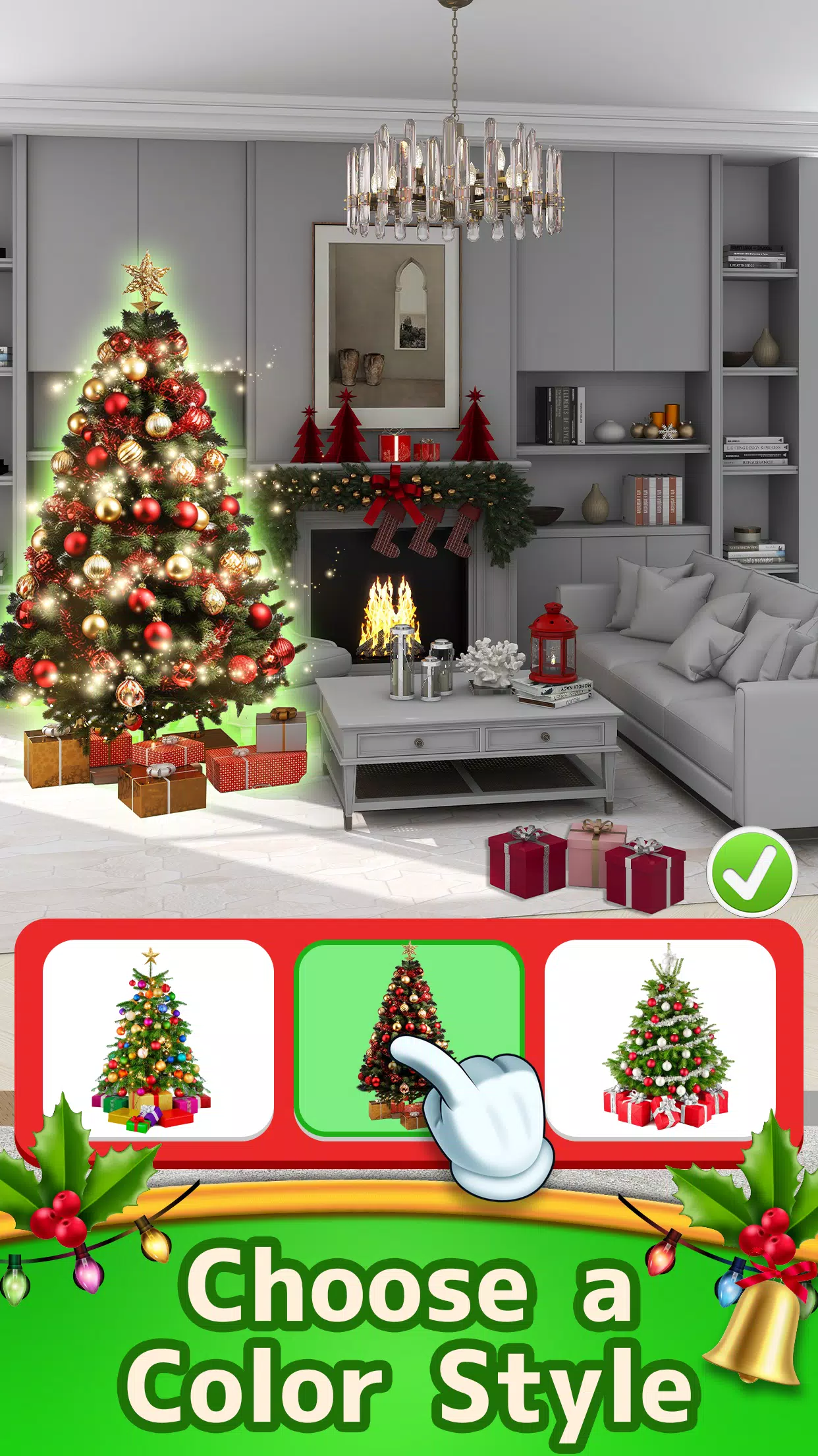 Christmas Match: Home Design Скриншот 1