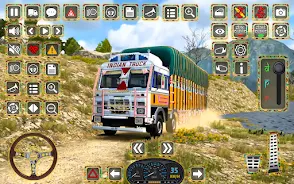 Indian Truck Offroad Cargo 3D Screenshot 2