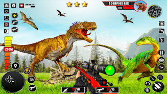 Animal Hunter:Dino Shooting Ekran Görüntüsü 1