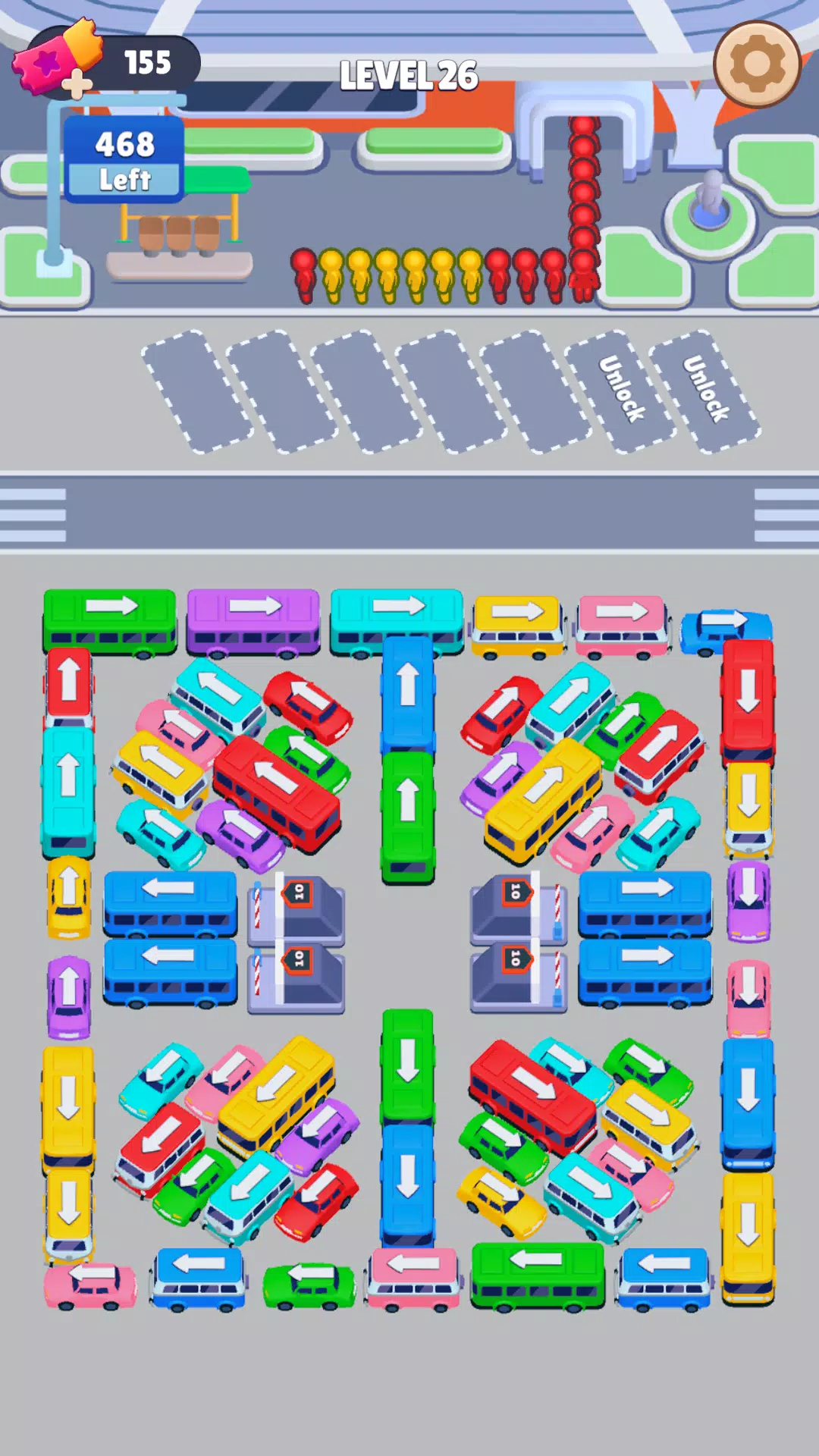 Bus Sort: Car Parking Jam スクリーンショット 1