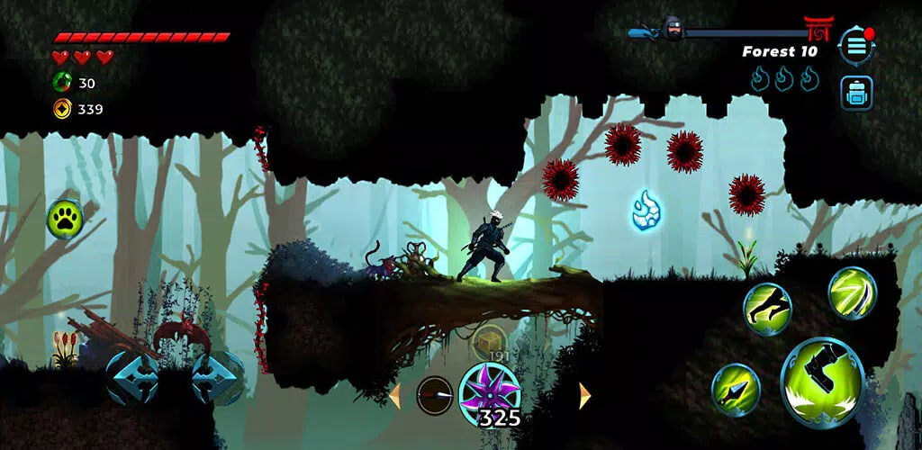 Ninja War: Shadow Adventures Captura de pantalla 1