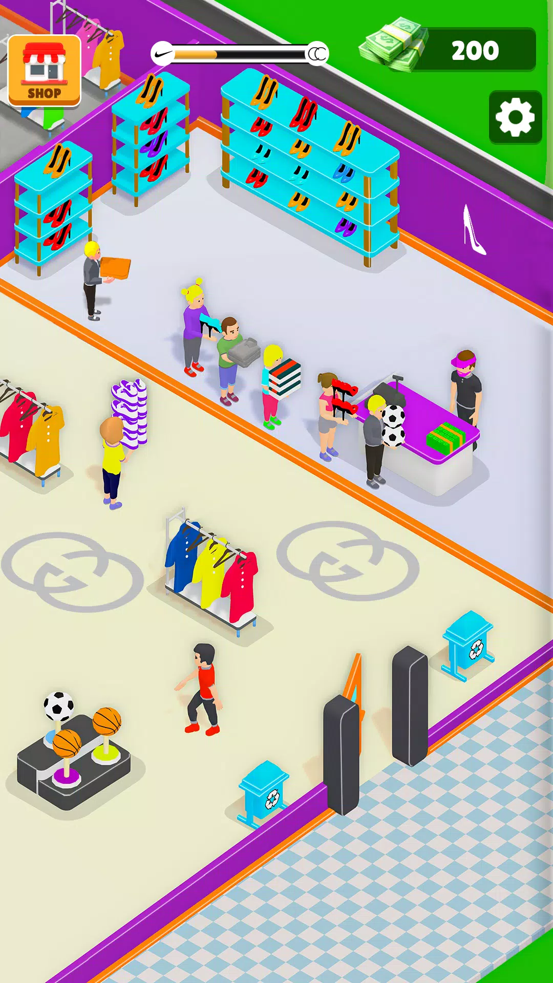 Outlet Store 3d – Tycoon Game Ekran Görüntüsü 4