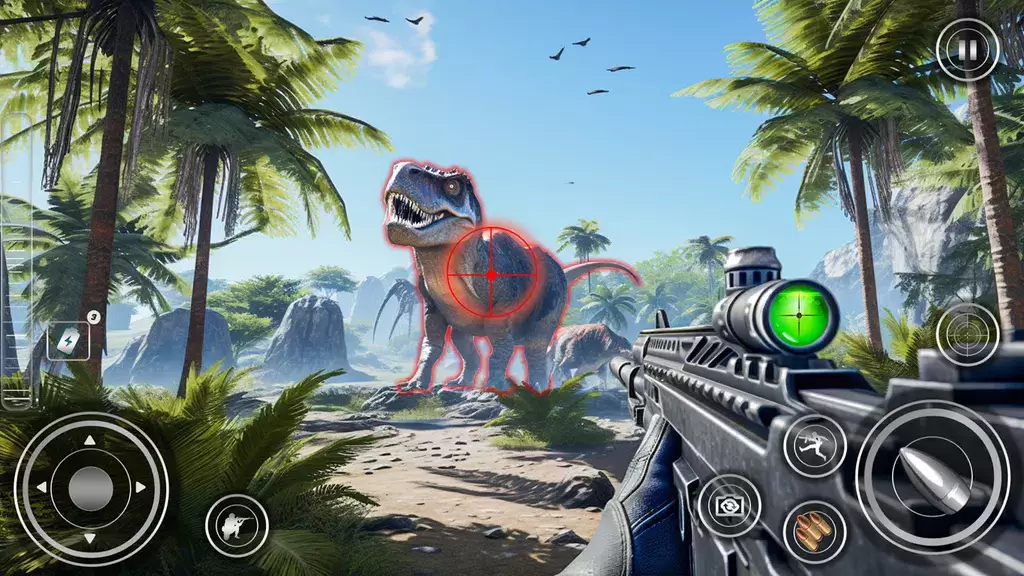 Dino Hunting: Dinosaur Game 3D Captura de tela 1