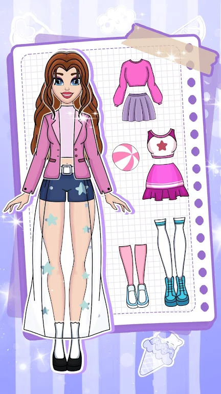 Paper Doll Dairy: Dress Up Screenshot 4