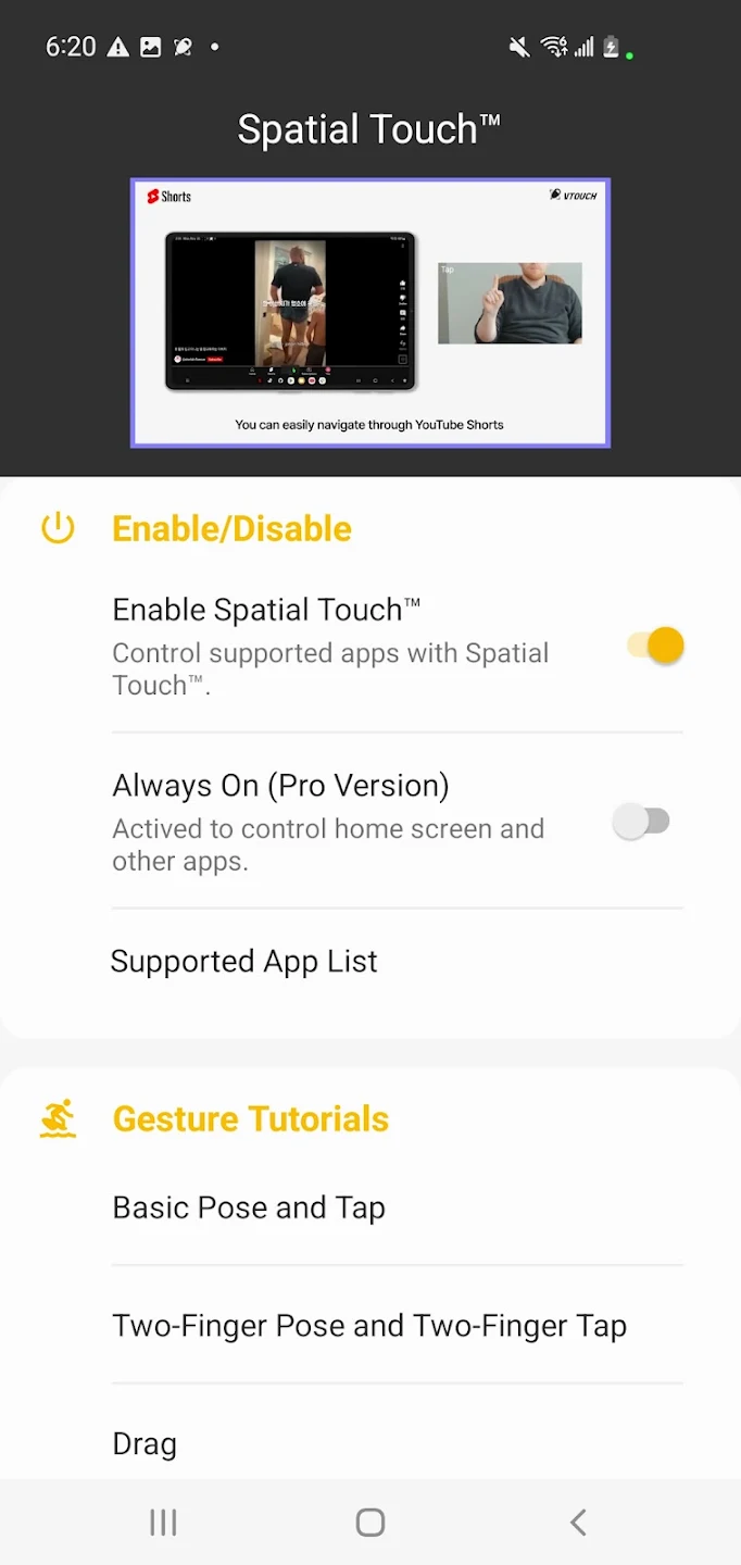 Spatial Touch™ Tangkapan skrin 1