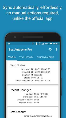 Autosync for Box - BoxSync Ekran Görüntüsü 2