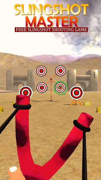 Slingshot Master Catapult Game Mod Capture d'écran 1