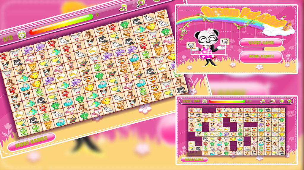 Dream Pet Link: Animal Mahjong Connect应用截图第4张