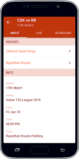 Live Cricket Score & News スクリーンショット 4