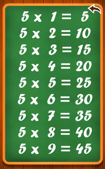 Learn multiplication table Capture d'écran 3