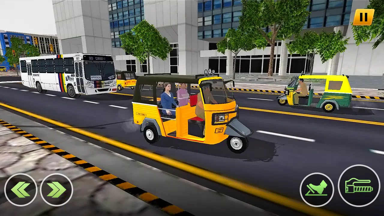 Tuk Tuk Rickshaw Auto Driving Captura de tela 2
