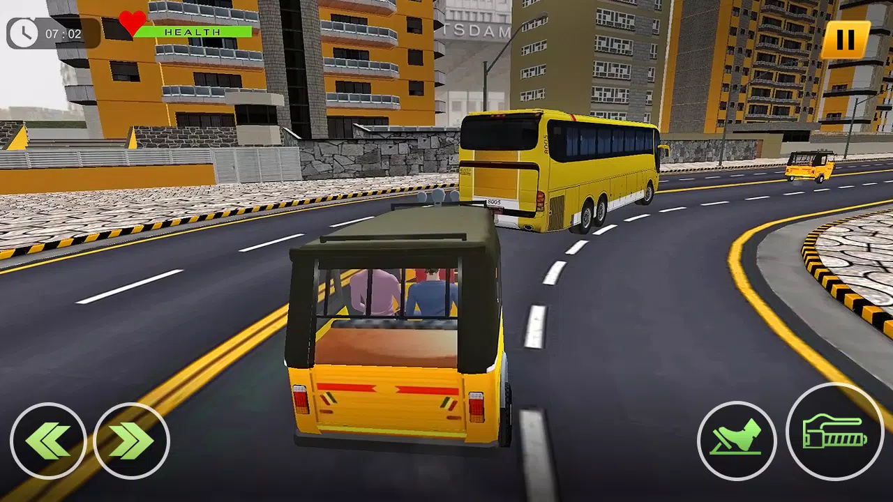 Tuk Tuk Rickshaw Auto Driving Captura de tela 4