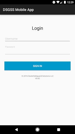 DSGSS Mobile App Schermafbeelding 1