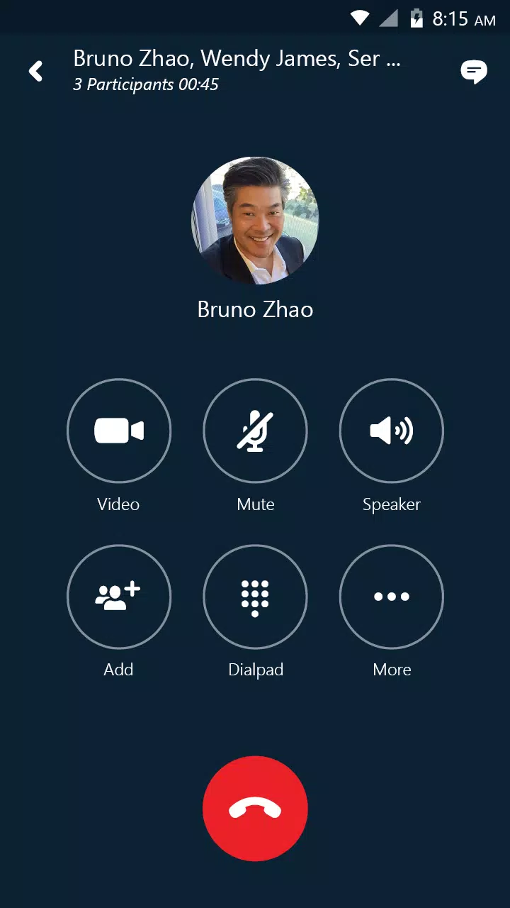 Skype for Business for Android 스크린샷 1