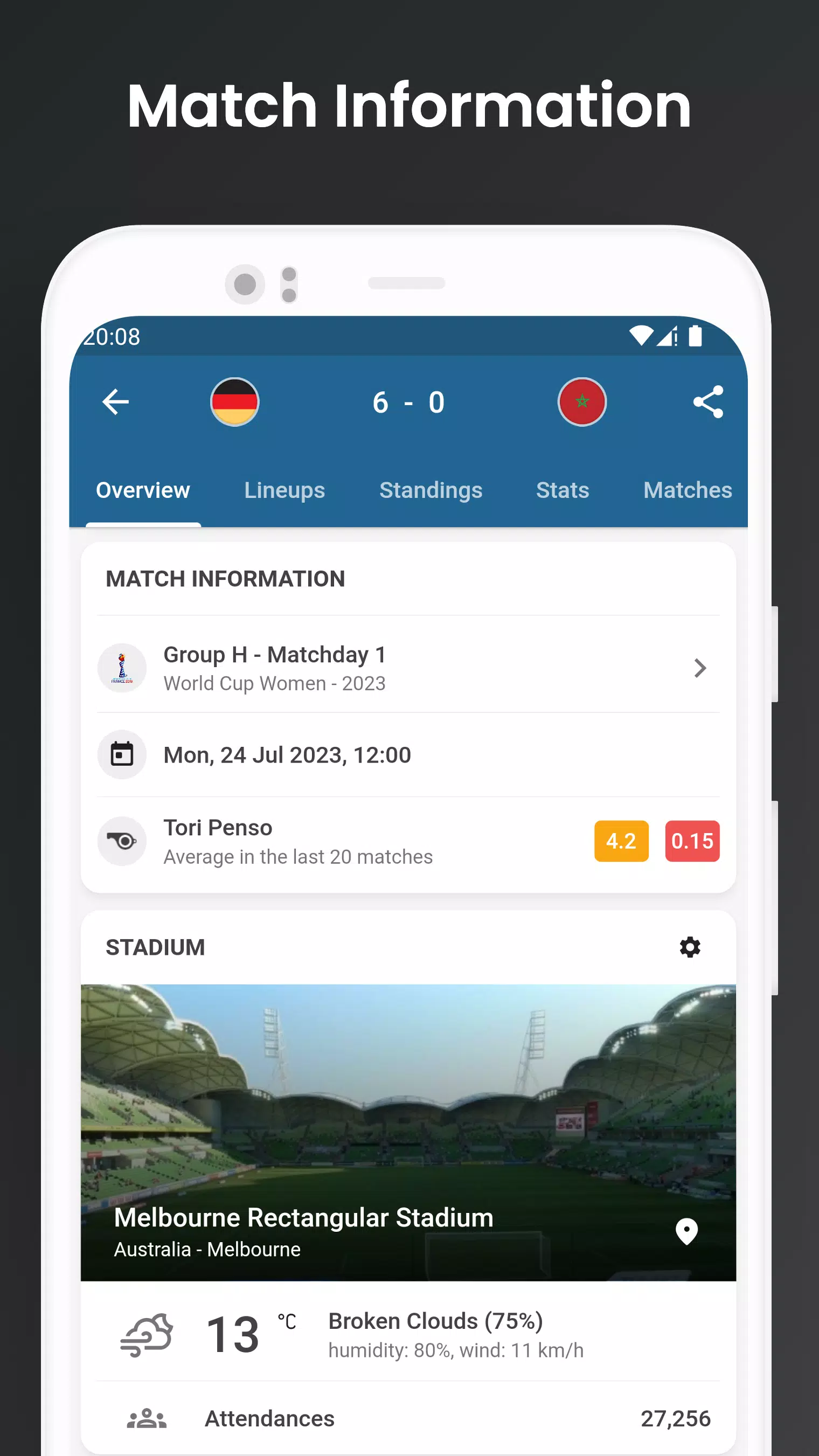 Footba11 - Soccer Live Scores应用截图第3张