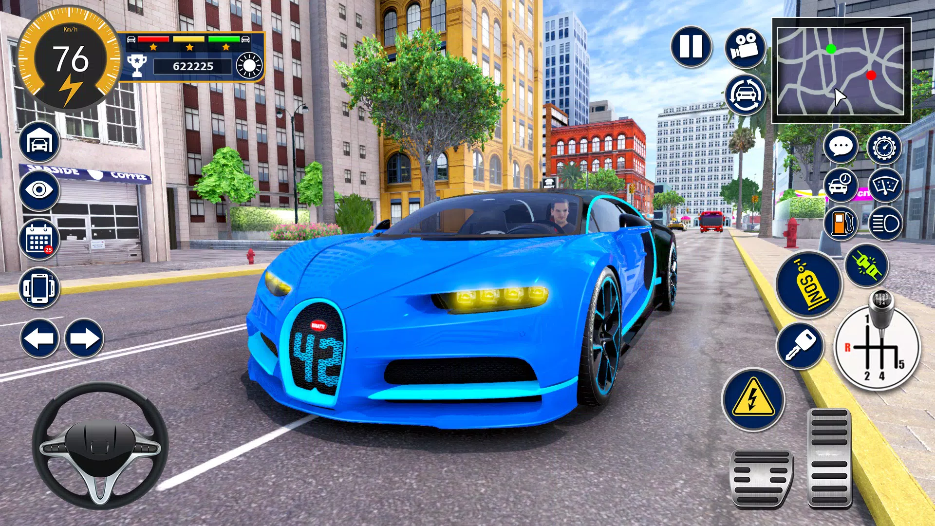 Bugatti Game Car Simulator 3D Скриншот 1