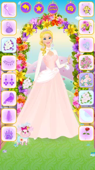 Princess Wedding Dress Up Game ภาพหน้าจอ 2