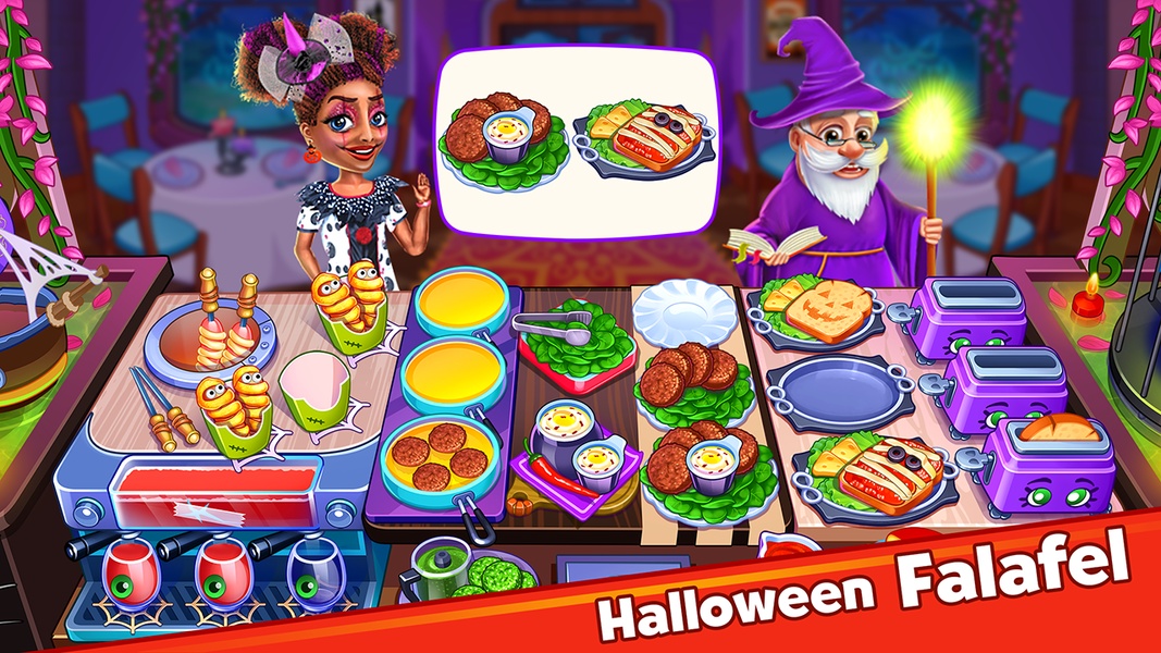 Halloween Madness Cooking Game Captura de tela 2