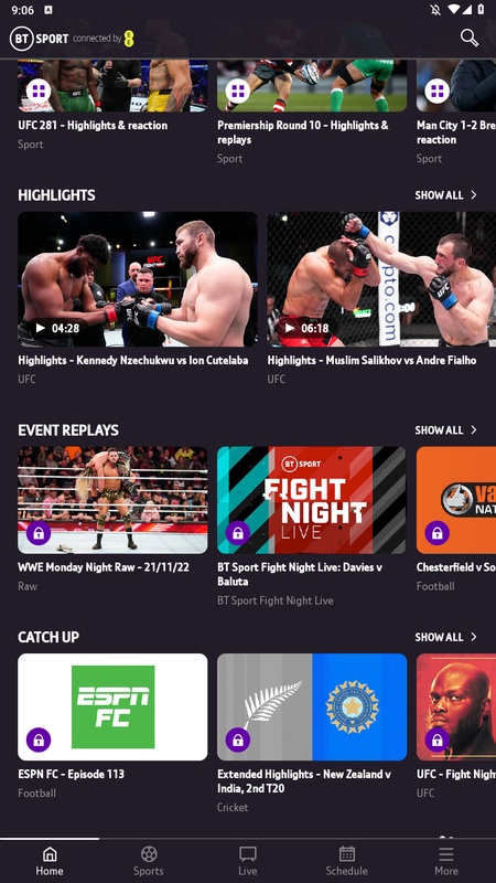 TNT Sports: News & Results Screenshot 2