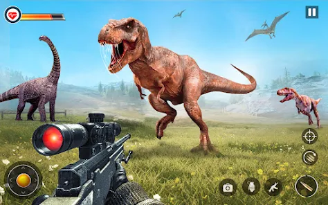 Dino Hunter Sniper 3d: Dinosaur Free FPS Shooting Ảnh chụp màn hình 2