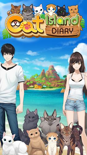 Cat Island Diary~Happy Match 3 ภาพหน้าจอ 1