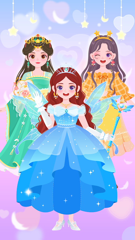 DuDu Princess dress up game Captura de pantalla 3