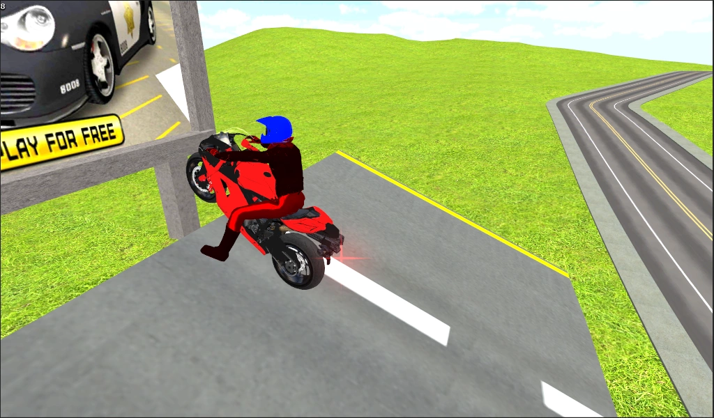 Motorbike Stunt Race 3D Zrzut ekranu 4