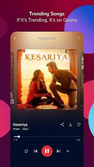 Gaana Music Mod Tangkapan skrin 2