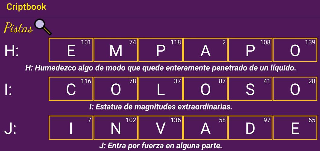 Criptogramas Literarios スクリーンショット 4