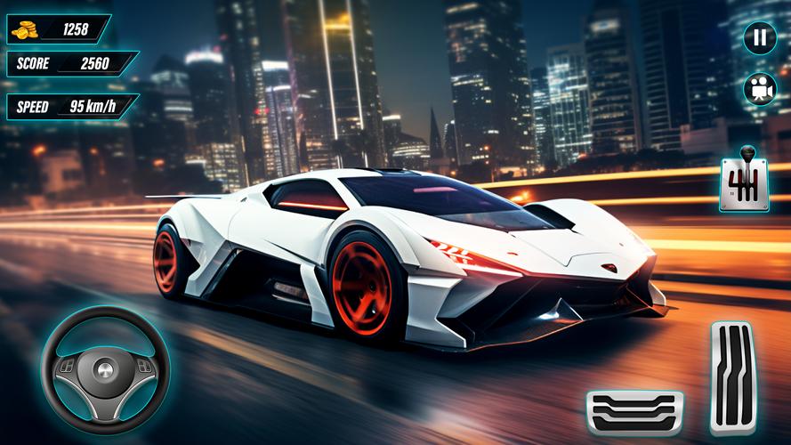 Autoroute auto courses Jeux Capture d'écran 1