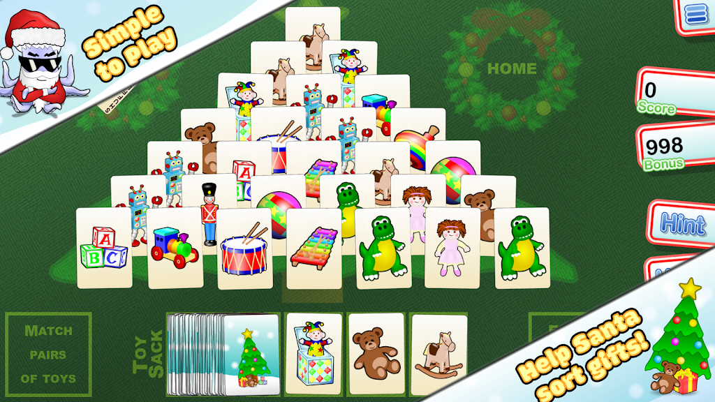 Christmas Tree Solitaire Скриншот 1