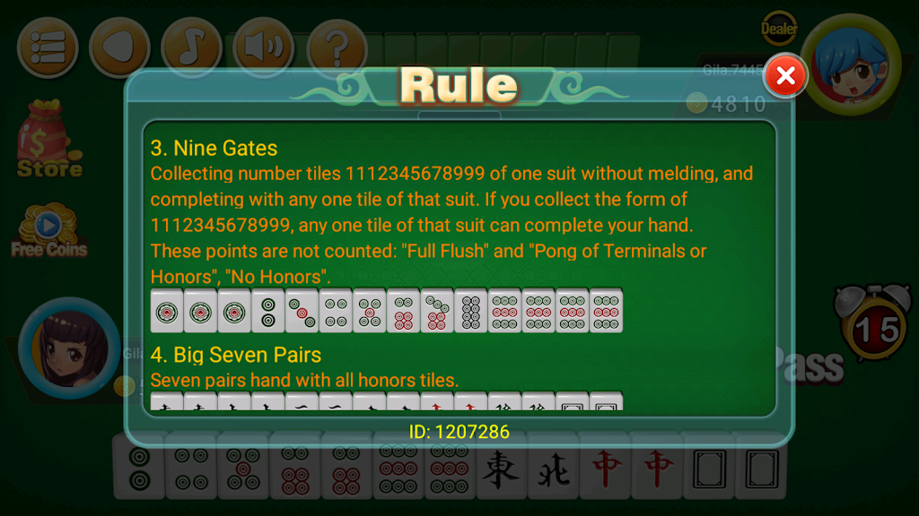 Mahjong 2P: competition Скриншот 4