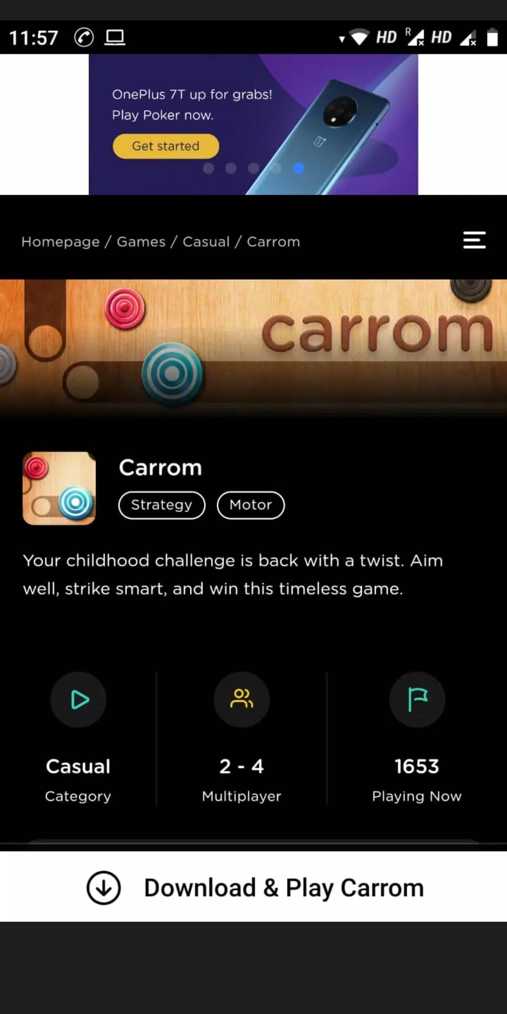 GetMega Carrom Party應用截圖第1張