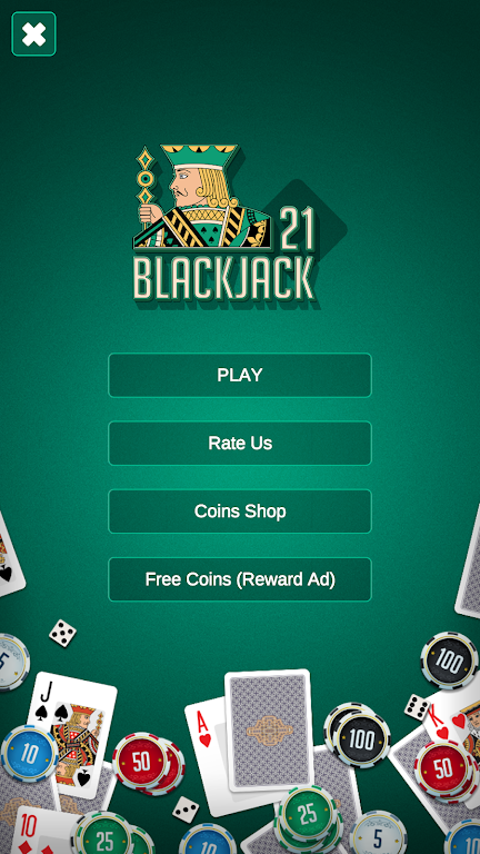 BlackJack TwentyOne Captura de pantalla 1