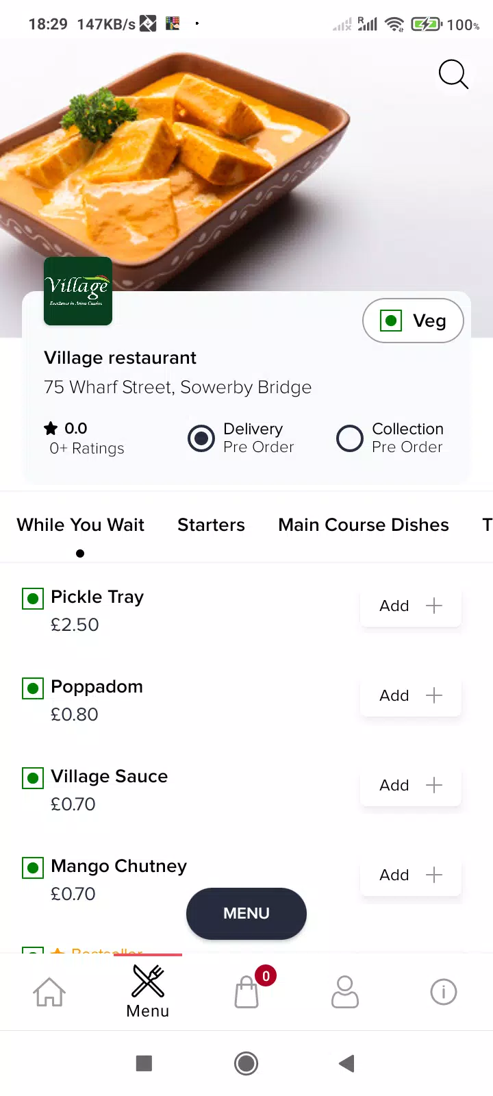 Village Restaurant Screenshot 2