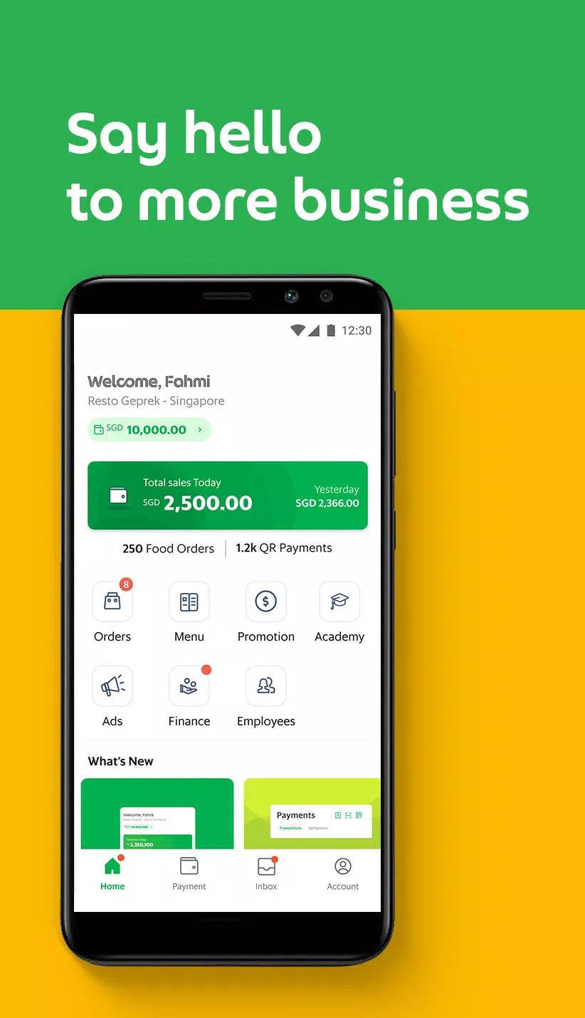 GrabMerchant应用截图第1张