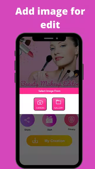 Schermata Beauty makeup Photo Editor 1