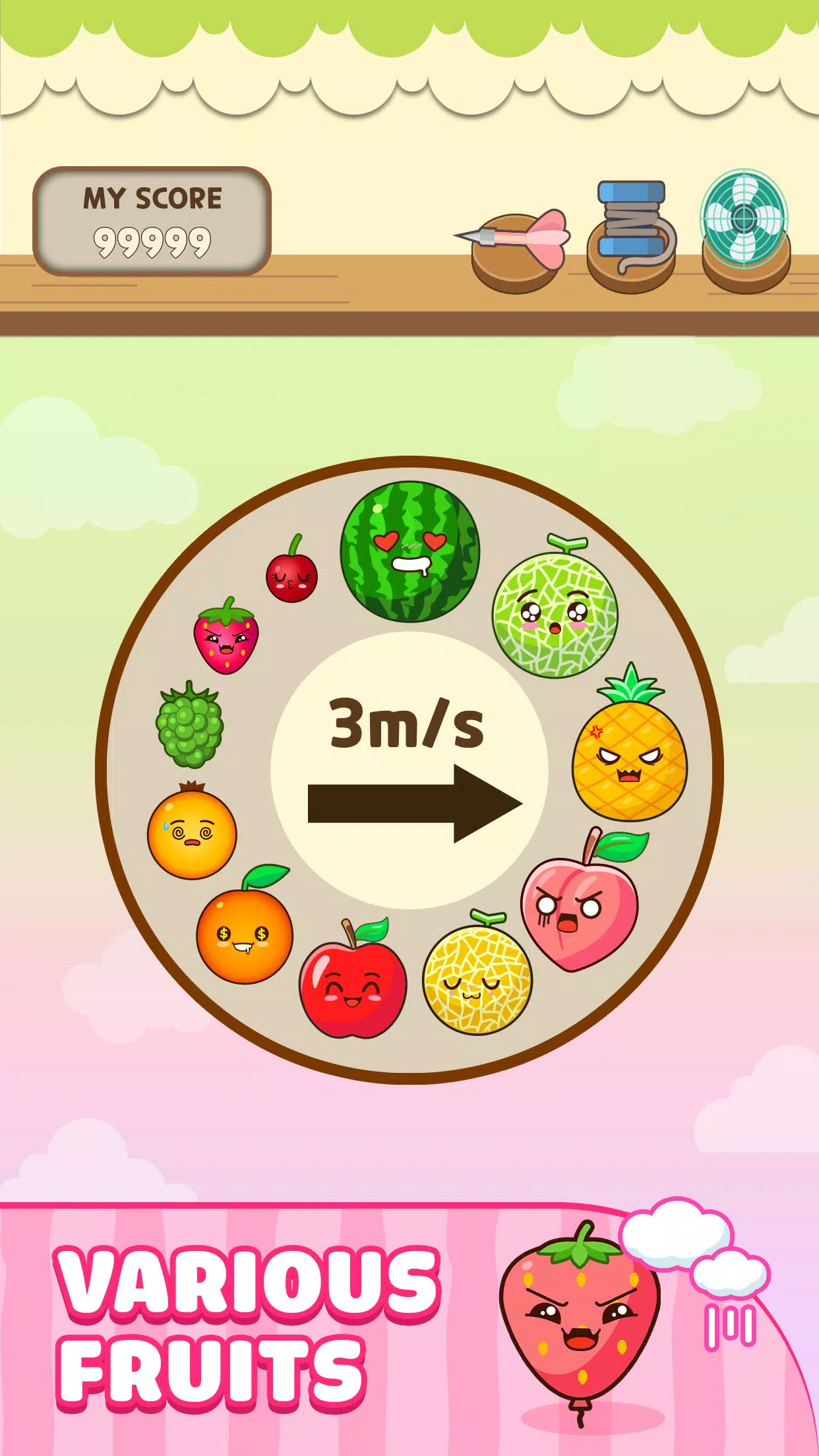 Melon Balloon: Fruit Merge ภาพหน้าจอ 4