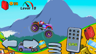 Kids Monster Truck Racing Game স্ক্রিনশট 4