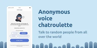 Voisa: voice chatroullette應用截圖第1張