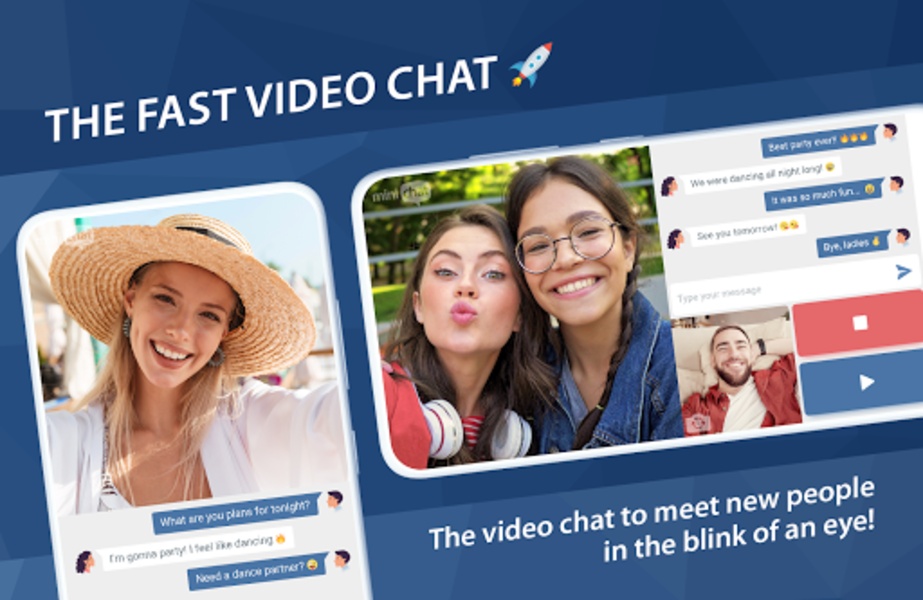 Minichat – Videochat rápido Captura de pantalla 1