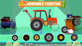 Farm Tractors Dinosaurs Games Schermafbeelding 3