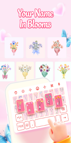 Blom: Flower Language Keyboard Ảnh chụp màn hình 1