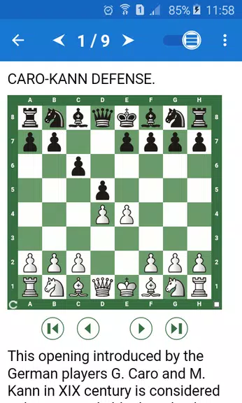 Chess Tactics in Caro-Kann Zrzut ekranu 1