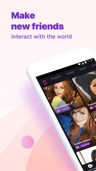 Para Me - online video chat Captura de tela 1