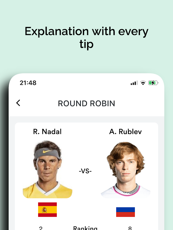 Bet Tennis Schermafbeelding 4