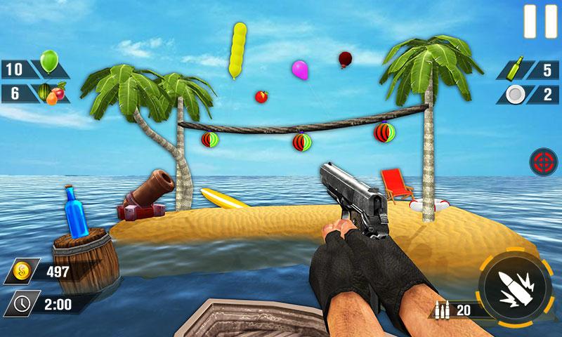Bottle Gun Shooter Game Mod應用截圖第4張