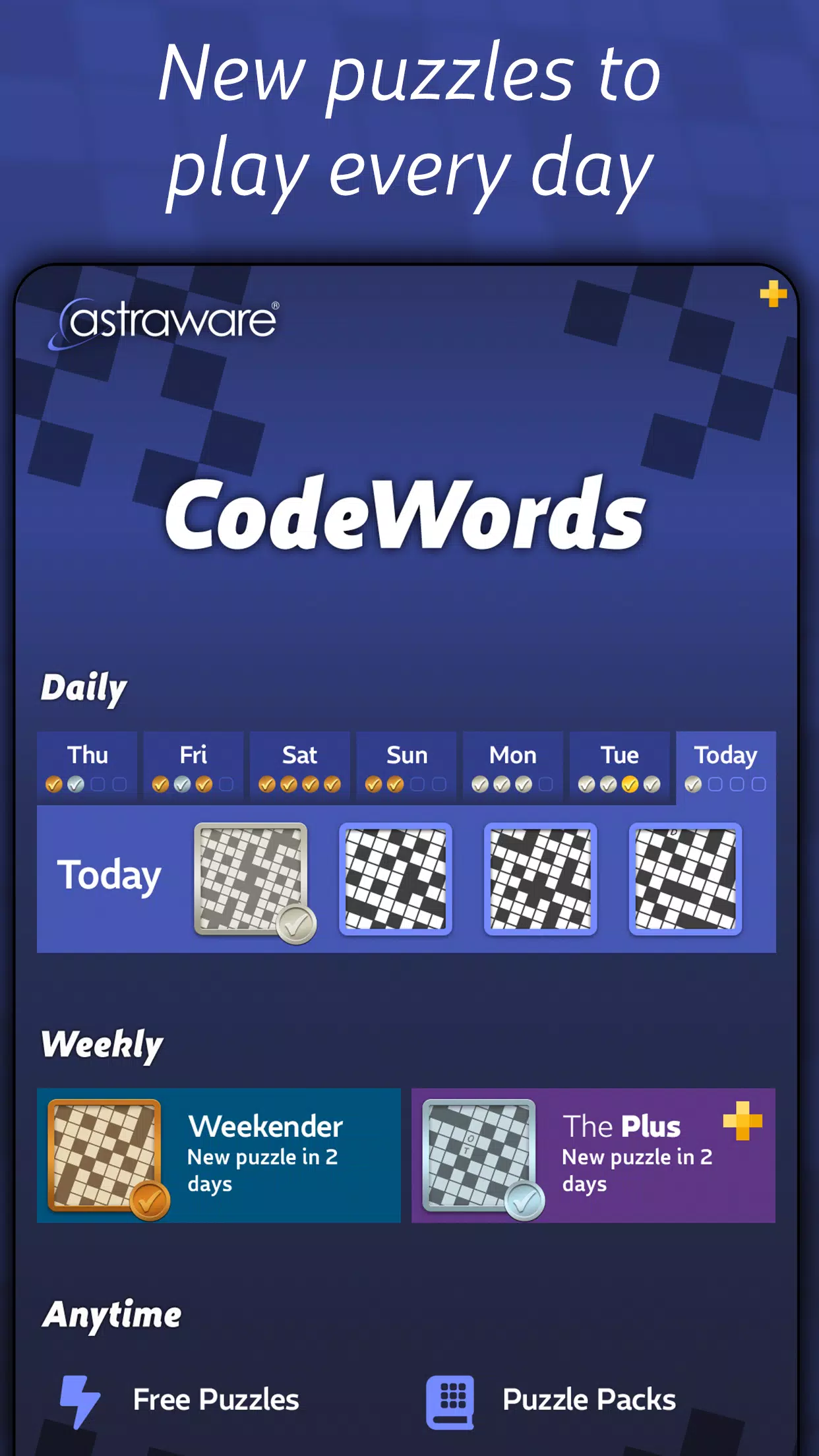 Astraware CodeWords Captura de tela 4